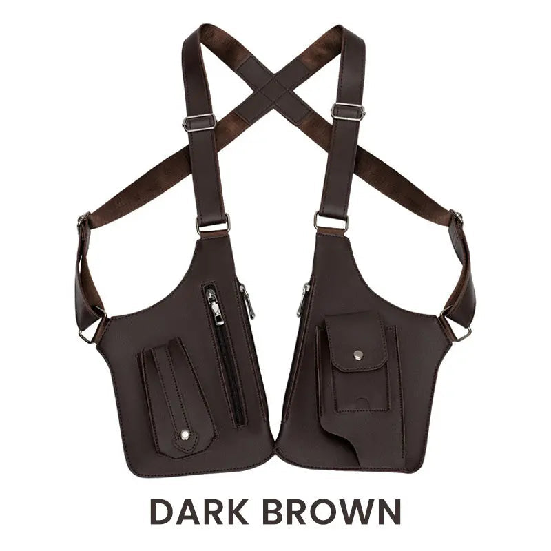 Men's Anti-Theft Shoulder Bag | Multi-Compartment Crossbody Sling Travel Pack