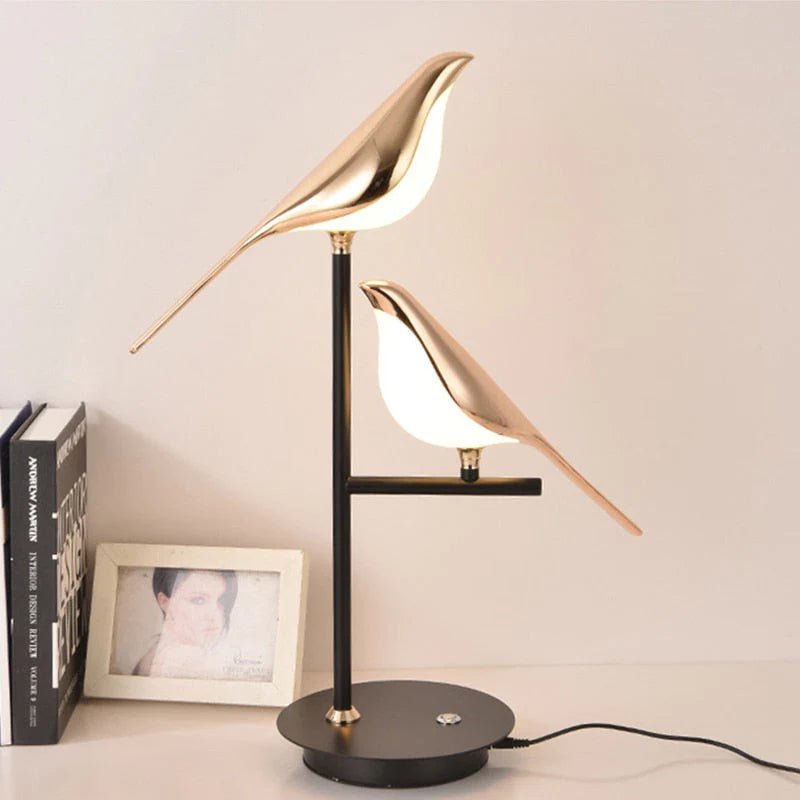 Modern Gold Bird Wall Sconce and Nordic LED Wall Light Fixture