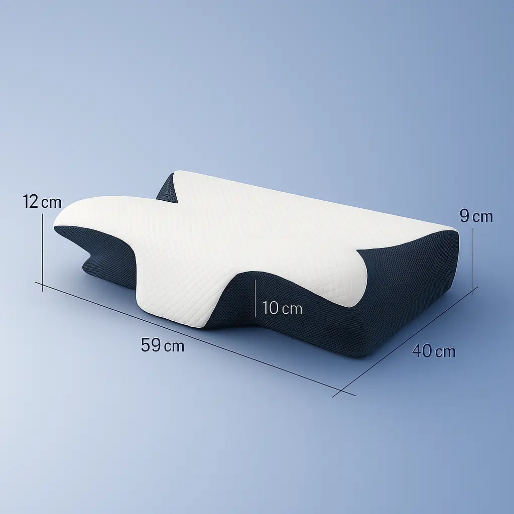 Orthopedic Contour Memory Foam Pillow | Cervical Neck Support