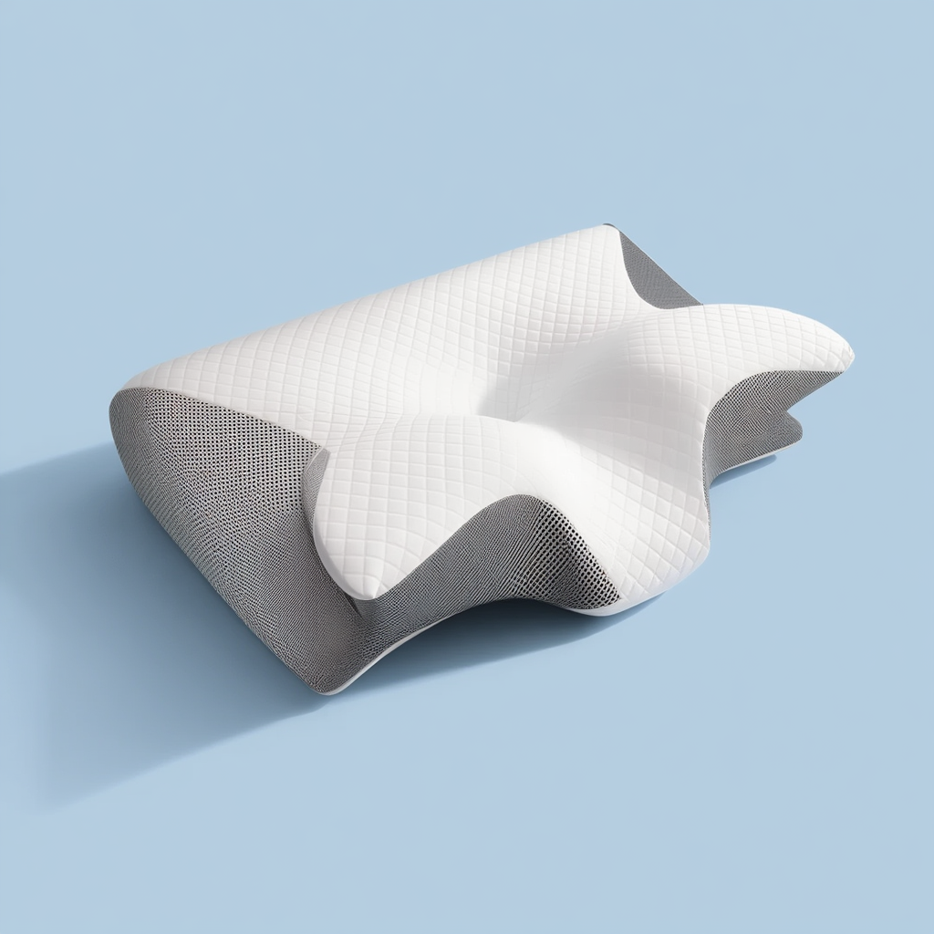 Orthopedic Contour Memory Foam Pillow | Cervical Neck Support