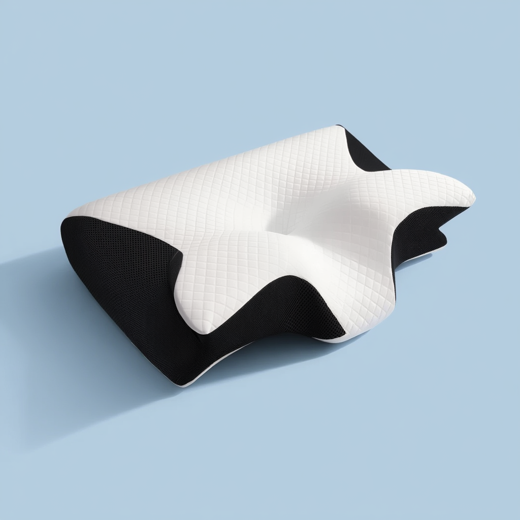 Orthopedic Contour Memory Foam Pillow | Cervical Neck Support