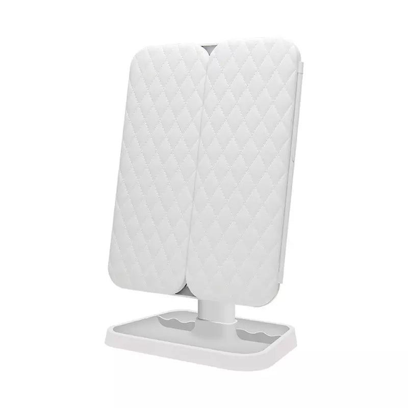Lighted Vanity Makeup Mirror | Dimmable LED Cosmetic Stand (3 Modes)