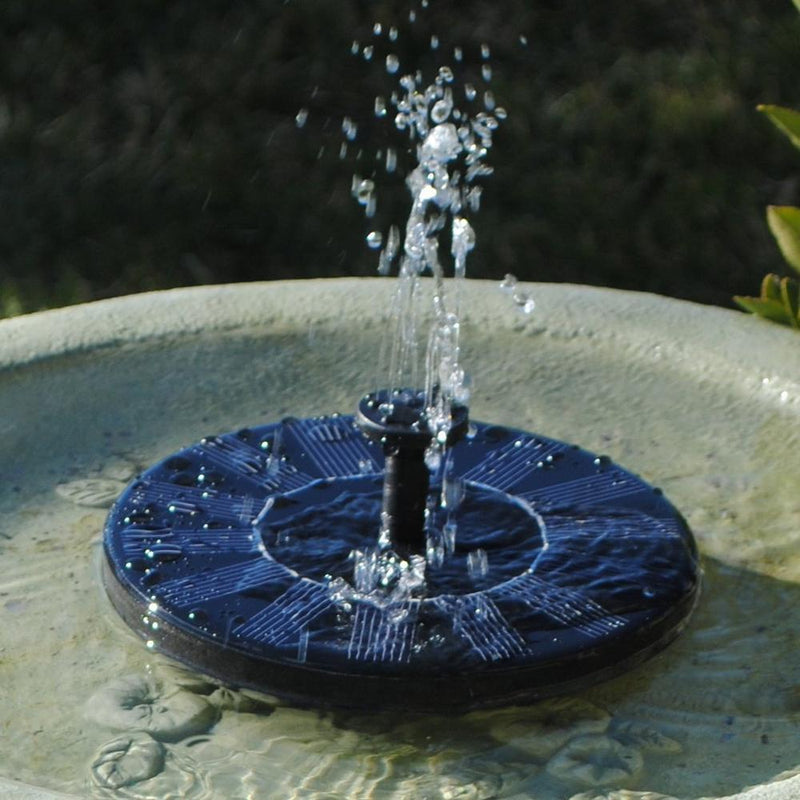 Solar Powered Water Fountain Pump for Birdbath and Garden Pond