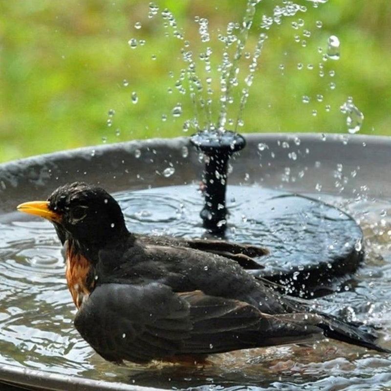 Solar Powered Water Fountain Pump for Birdbath and Garden Pond