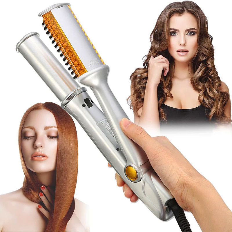 Professional 2 in 1 Rotating Iron and Hair Styling Brush
