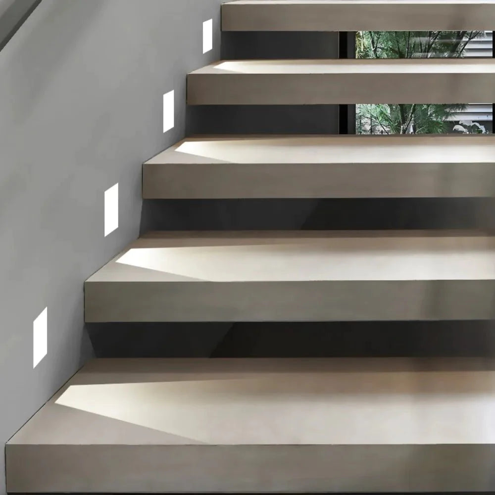 Recessed LED Stair Light with Motion Sensor for Modern Step Lighting 110-240V