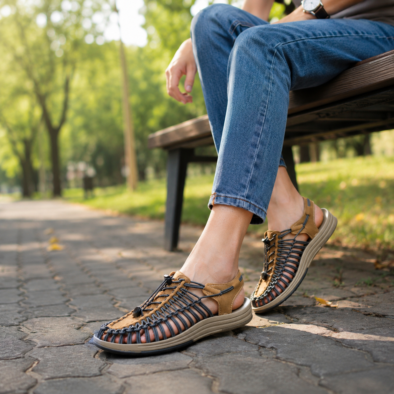 Durable Flexible Casual Sandals for Relaxed Summer Style – Lightweight Open-Toe Comfort for Summer & Beach