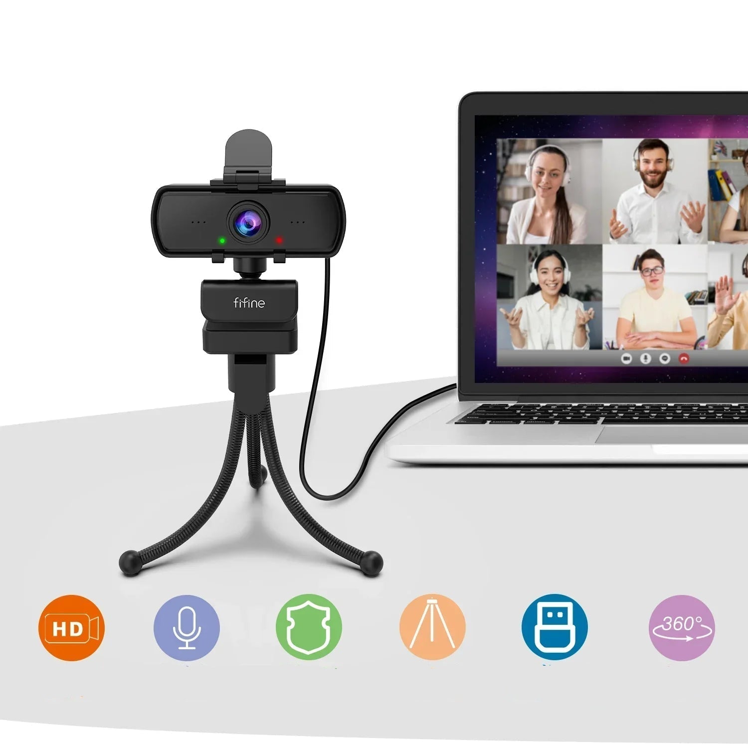 Webcam tripod