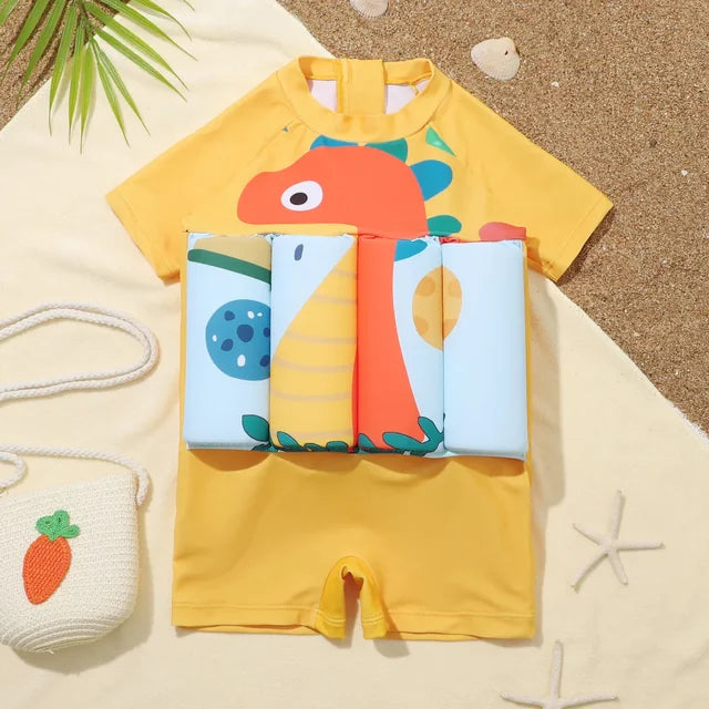 Kids Buoyancy Swim Vest for Learning to Swim – Adjustable Floating Swim Jacket for Pool & Beach Confidence