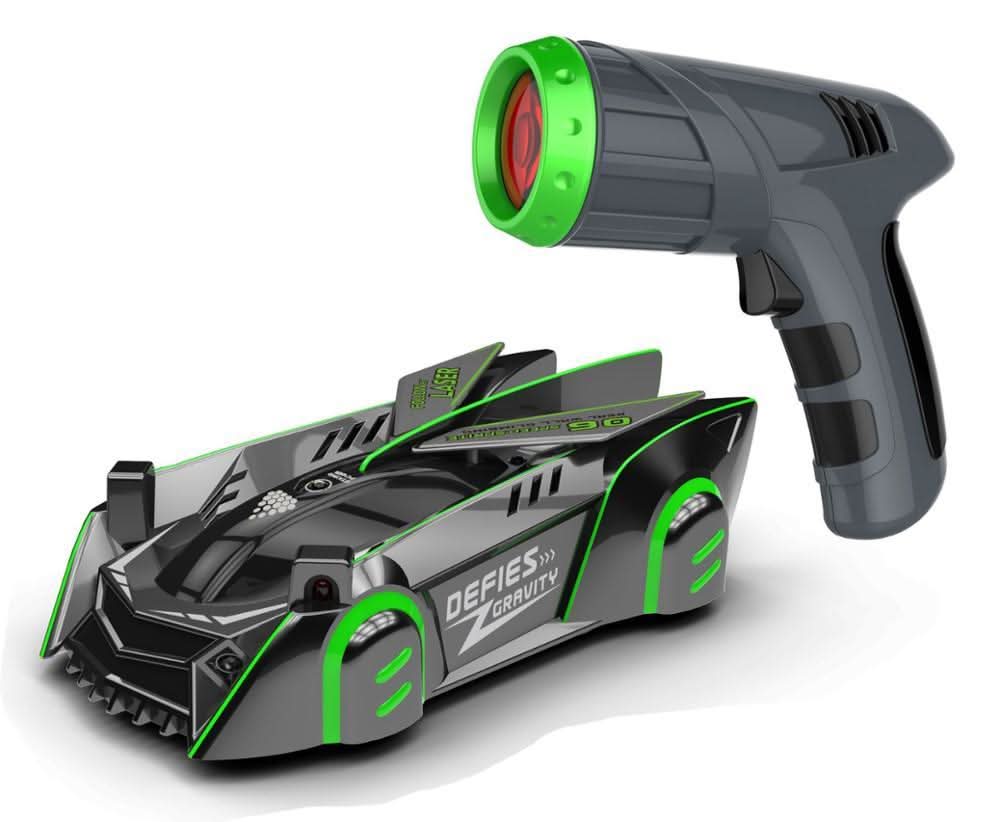GravityRacer Laser-Controlled Wall-Climbing RC Car – Stunt Racer That Drives on Walls & Ceilings for Kids