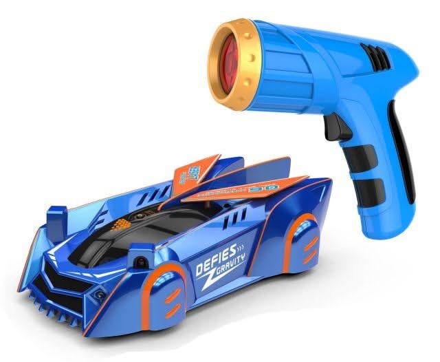 GravityRacer Laser-Controlled Wall-Climbing RC Car – Stunt Racer That Drives on Walls & Ceilings for Kids