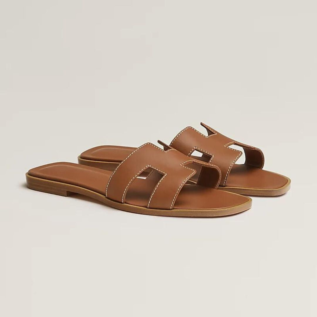 Women's Flat Cut-Out Strappy Sandals
