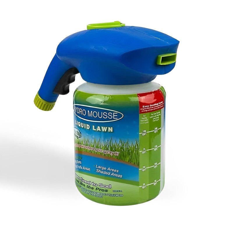 Liquid Lawn Hydro Mousse and Spray On Grass Seed for Patchy Areas