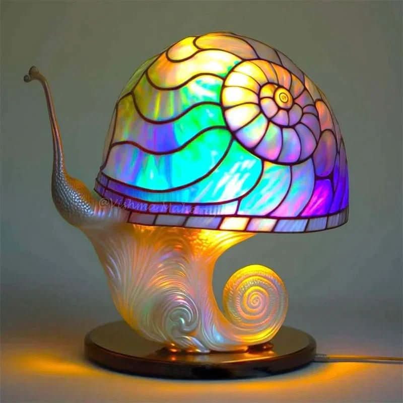 Wireless Glass Table Lamp with Soft Warm Glow - Rechargeable Cordless Mood Light for Bedroom and Dining
