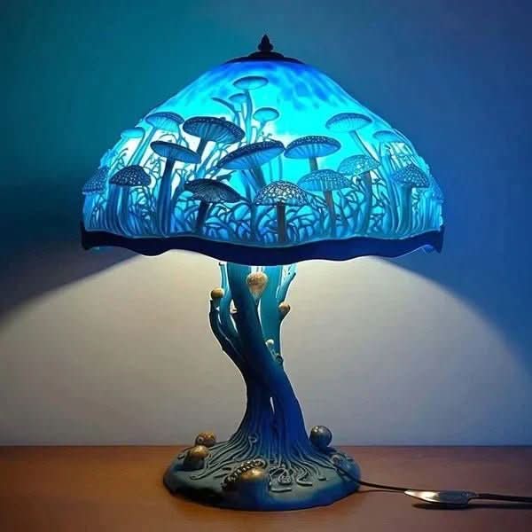 Wireless Glass Table Lamp with Soft Warm Glow - Rechargeable Cordless Mood Light for Bedroom and Dining