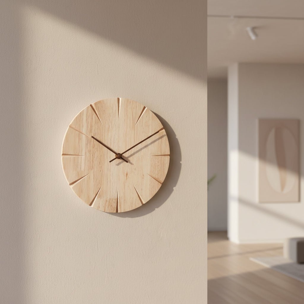 Solid Wood Pendulum Wall Clock | Traditional Living Room Decor