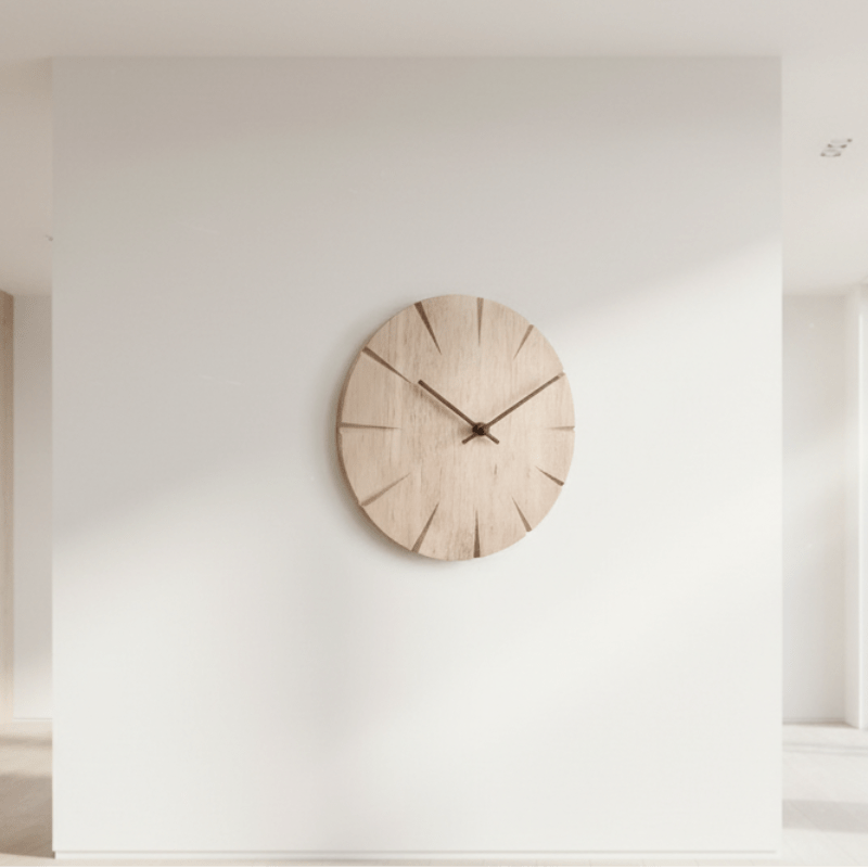 Solid Wood Pendulum Wall Clock | Traditional Living Room Decor