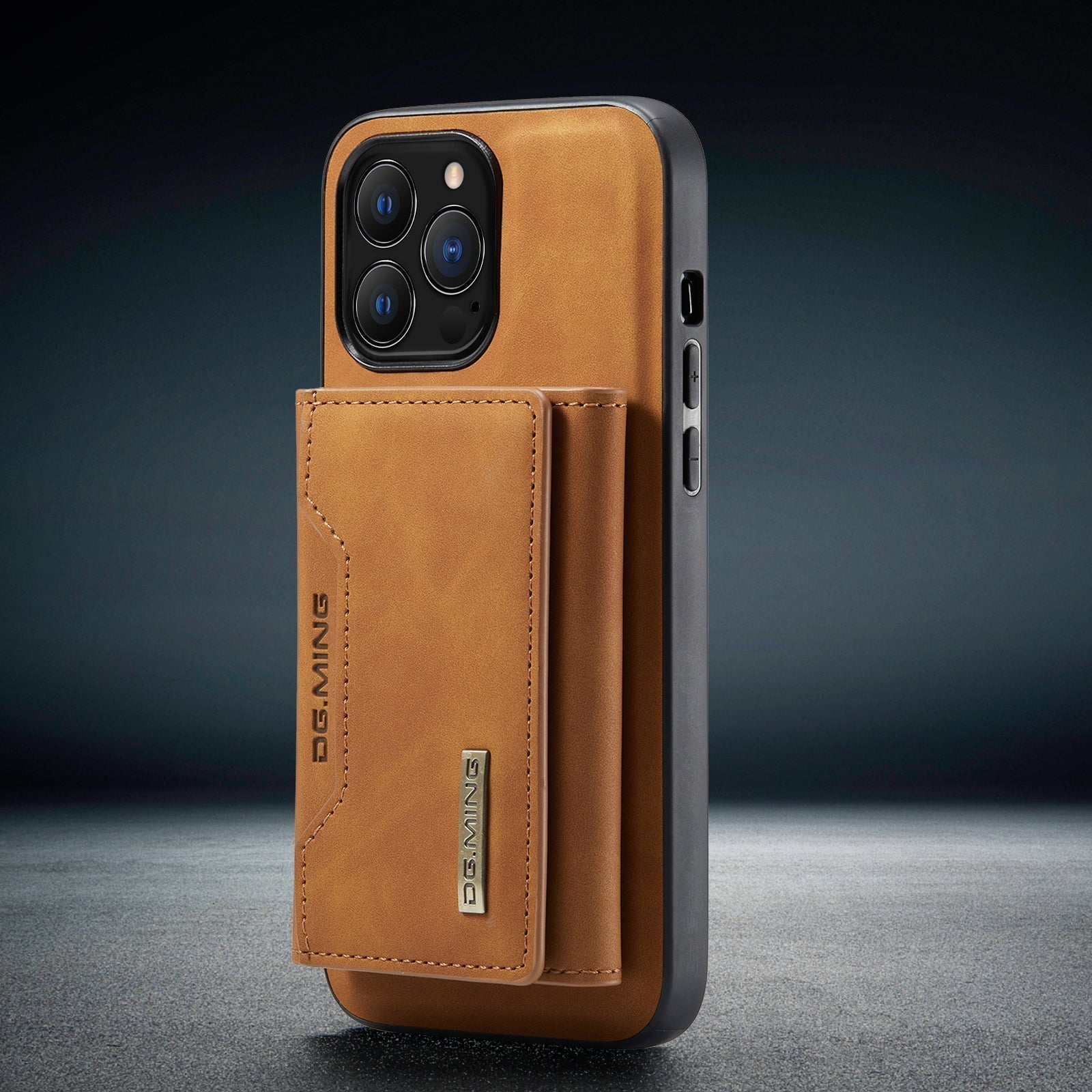 2-in-1 Detachable Leather Wallet Phone Case for iPhone – Magnetic Card Holder Cover with Kickstand