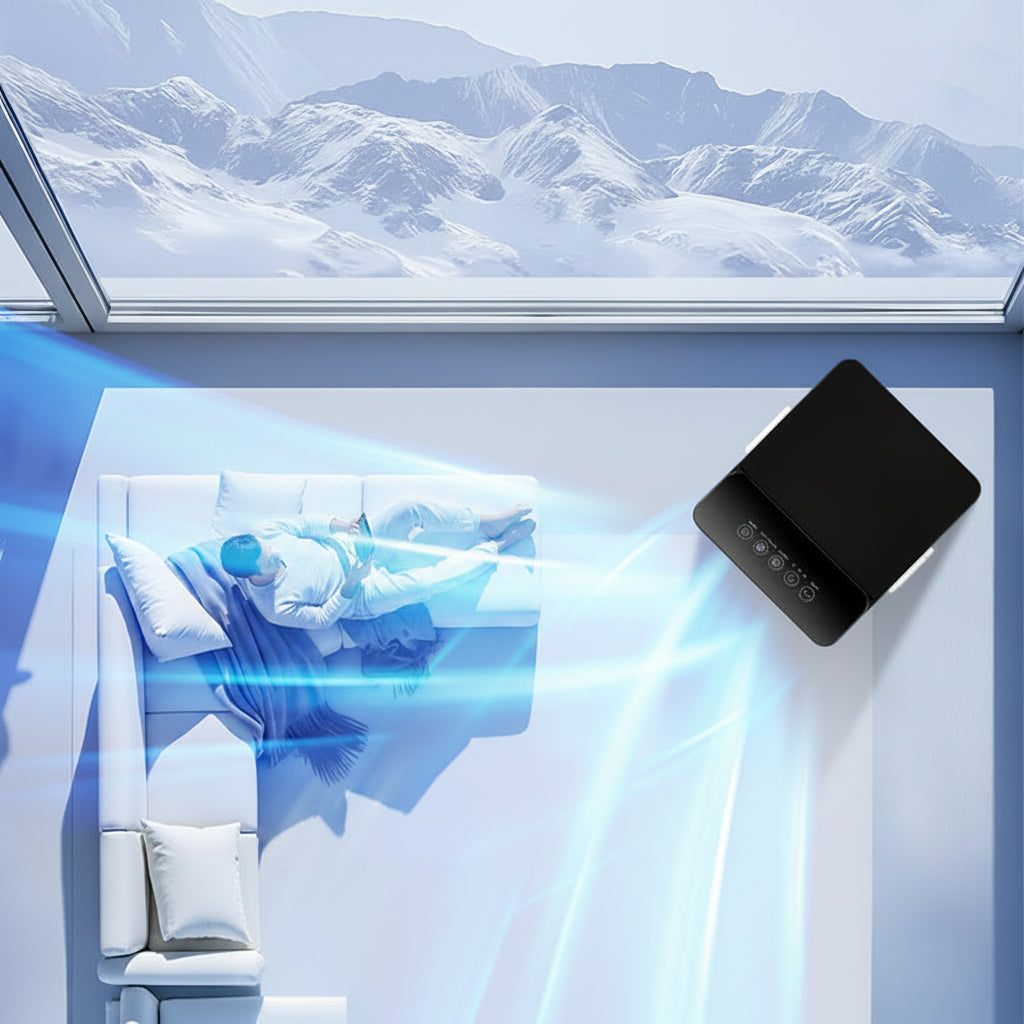 3-in-1 portable air conditioner cooling a bedroom