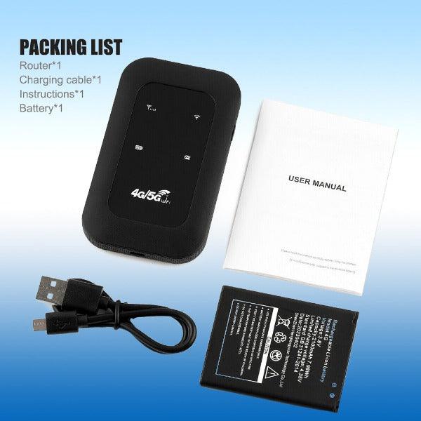 NetNomad | Unlocked Portable 4G/5G LTE Mobile Hotspot WiFi Router