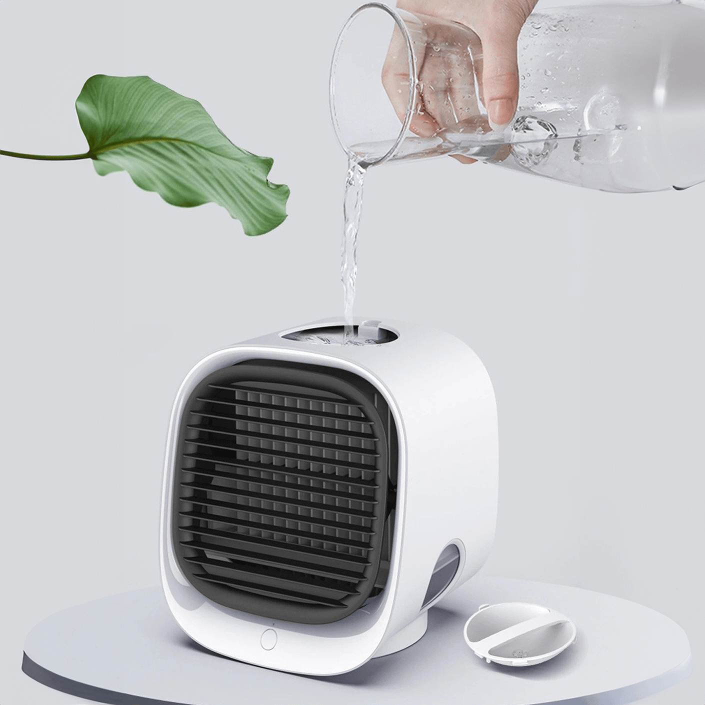 Mini Portable USB Car Air Conditioner with 3 Speeds – Compact Personal Cooling Fan for Vehicles & Desks