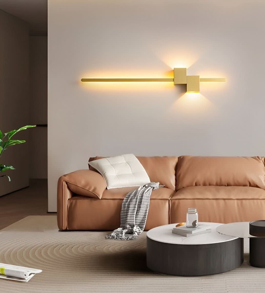 Modern Minimalist LED Wall Light – For Sleek Indirect Illumination and Modern Interior Decor
