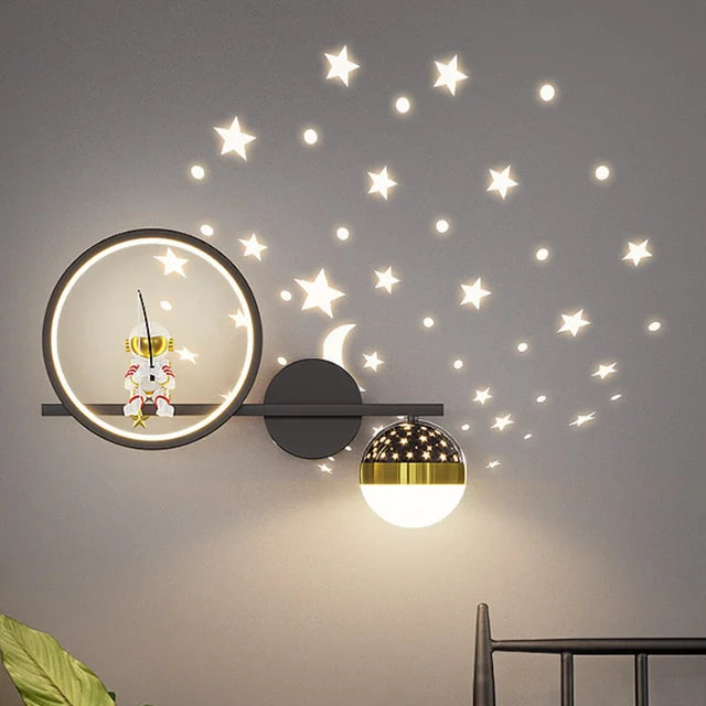 Modern Kids Wall Lamp with Soft Lighting for Child-Friendly Rooms