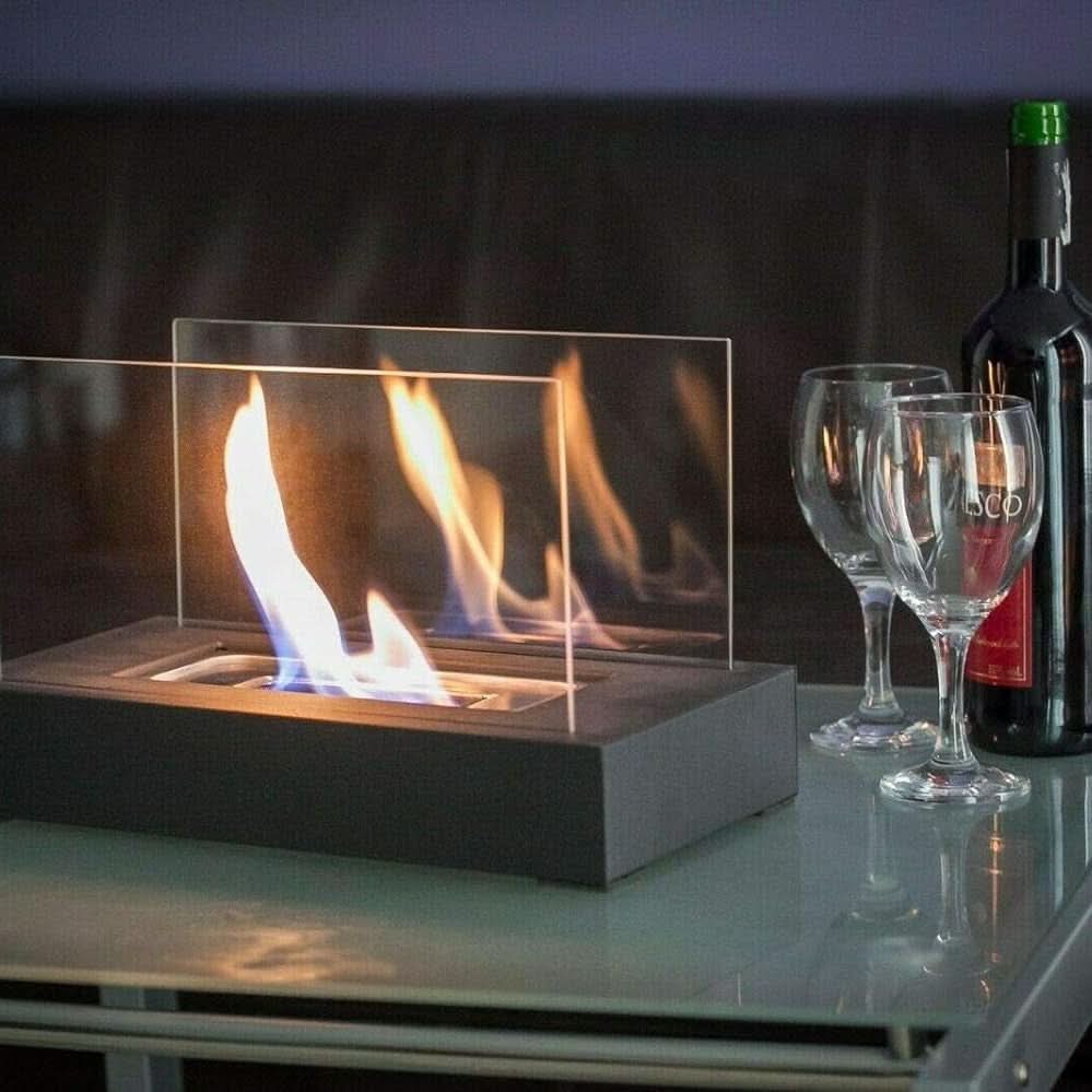 Tabletop Bioethanol Fire Pit | Smokeless Indoor & Outdoor Fireplace