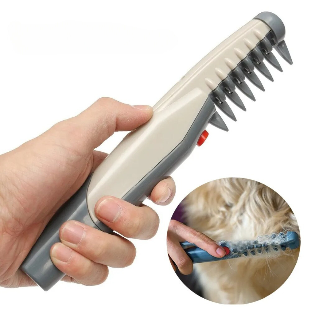 Professional Pet De-matting Tool | Detangling Grooming Brush for Dogs & Cats