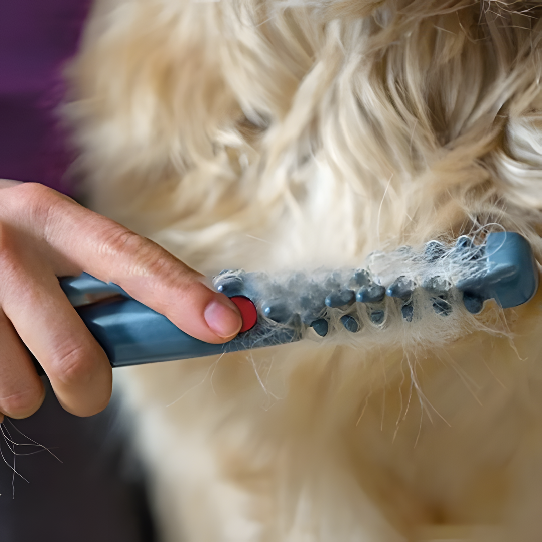 Professional Pet De-matting Tool | Detangling Grooming Brush for Dogs & Cats
