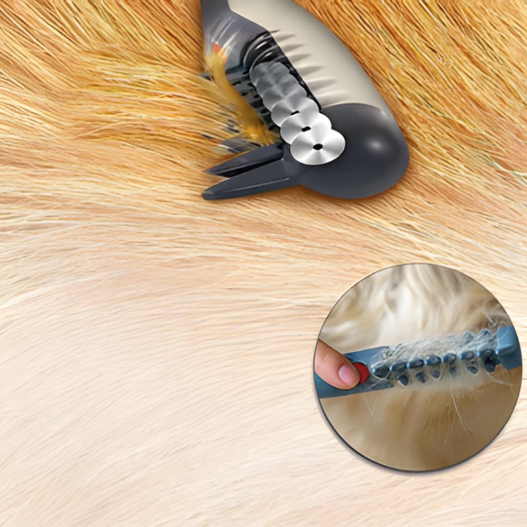 Pet Dematting Comb for Dogs & Cats, Detangling Grooming Brush for Knots