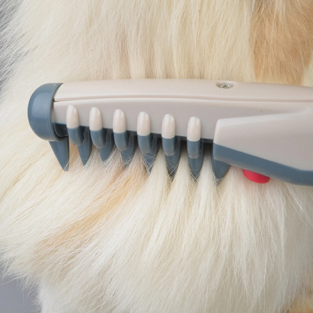 Professional Pet De-matting Tool | Detangling Grooming Brush for Dogs & Cats