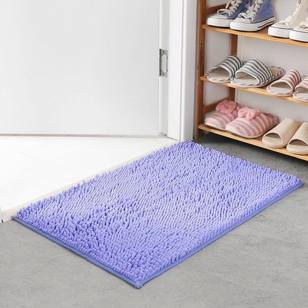 Ultra Soft Chenille Memory Foam Bath Mat with Non-Slip Design