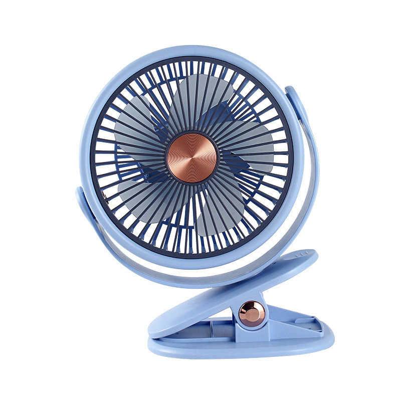 Rechargeable Table Fan with Flexible Mount – Quiet Adjustable-Speed Personal Cooling for Desk, Office, Bedroom & Home