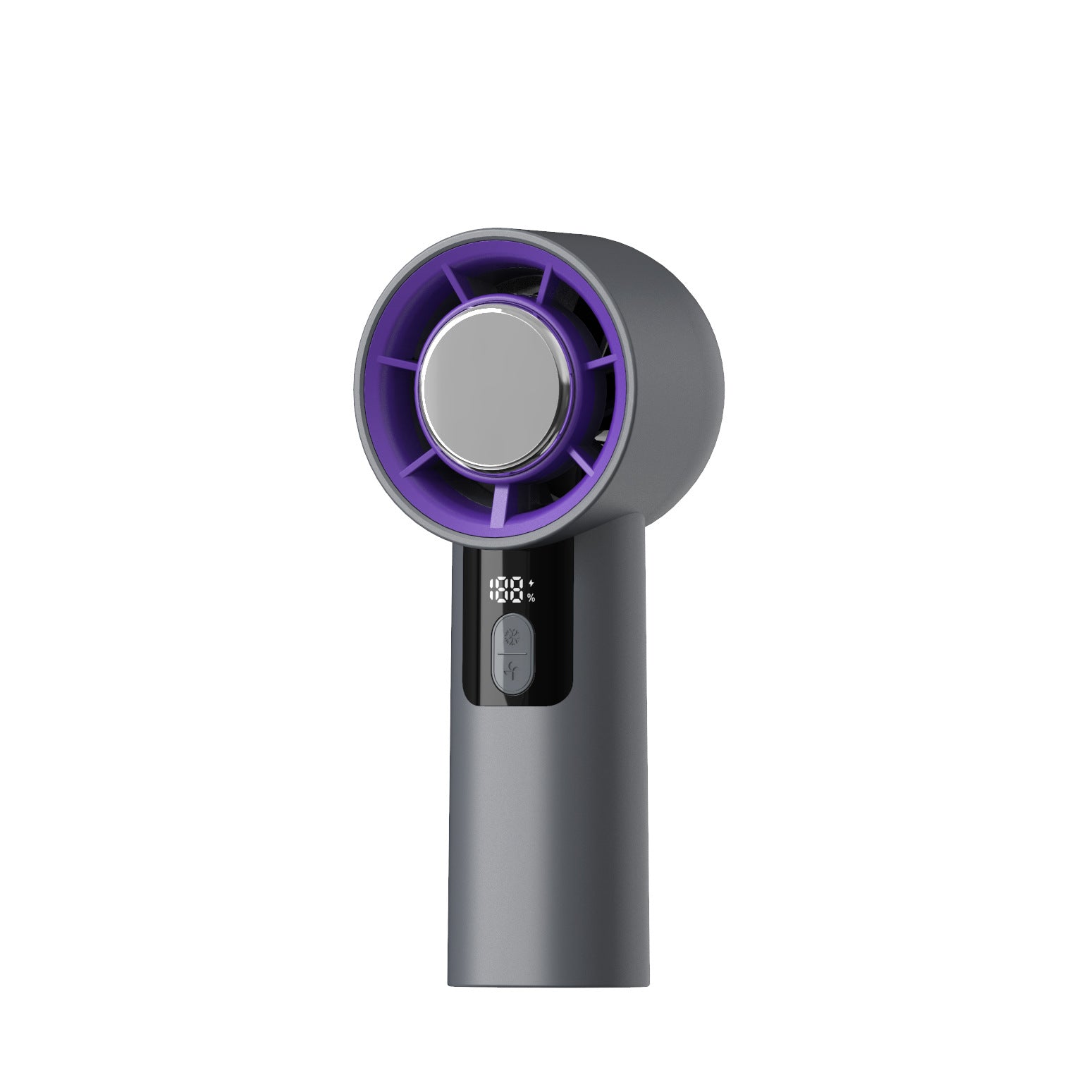 Rechargeable Portable USB Fan with Digital Battery Display – Lightweight Personal Cooling Fan for Desk, Home and Travel