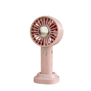 Travel-Ready Portable Handheld Fan with Integrated Water Spray Mechanism – USB-Rechargeable Cooling for Travel, Gym & Outdoors