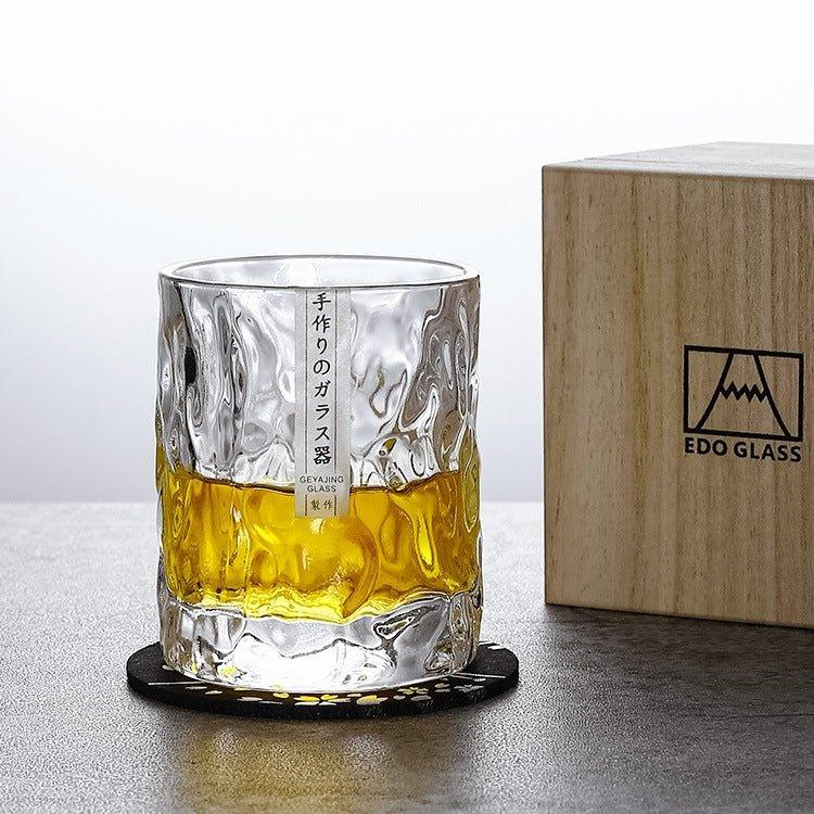 Japanese Edo Kiriko Whisky Glasses | Cut Glass Tumbler Set