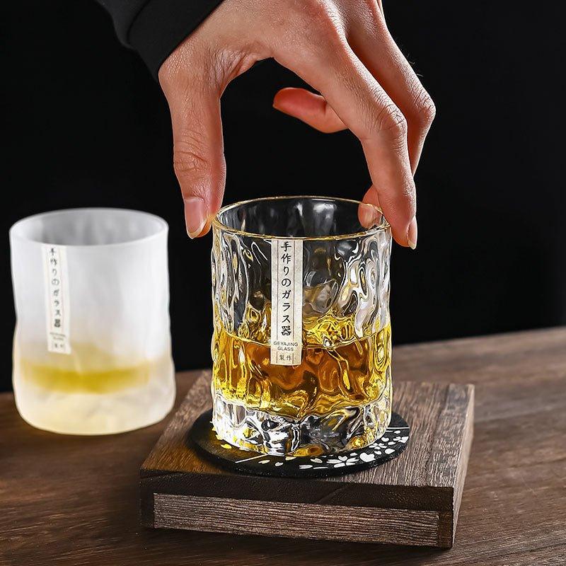 Japanese Edo Kiriko Whisky Glasses | Cut Glass Tumbler Set