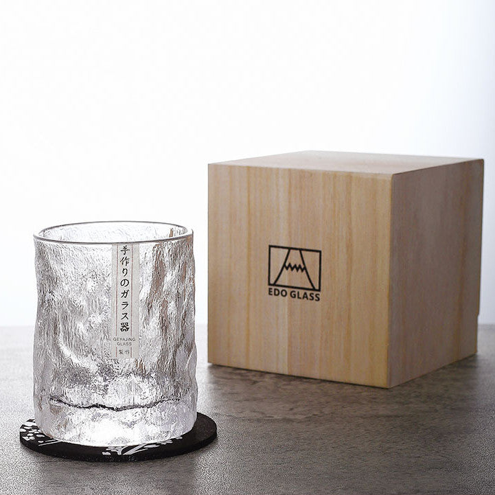 Japanese Edo Kiriko Whisky Glasses | Cut Glass Tumbler Set