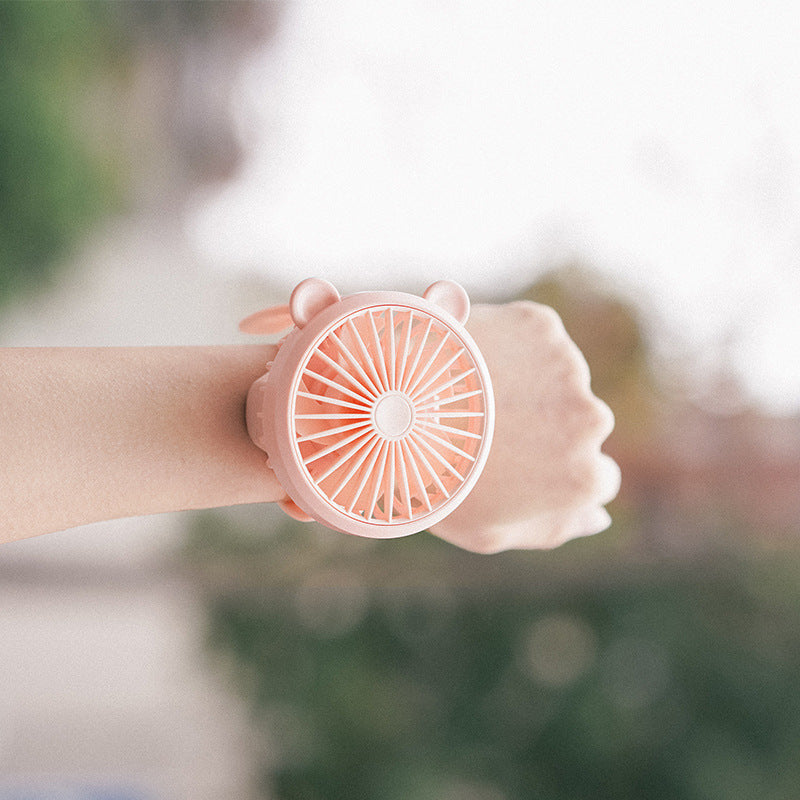 Powerful Handheld Fan with Carry Strap – Quiet Adjustable-Speed Personal Cooling for Travel, Commute, Outdoor Events & Festivals