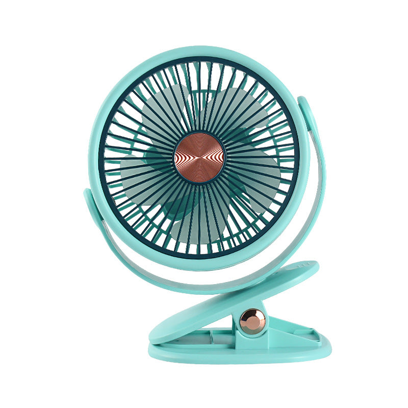 Rechargeable Table Fan with Flexible Mount – Quiet Adjustable-Speed Personal Cooling for Desk, Office, Bedroom & Home