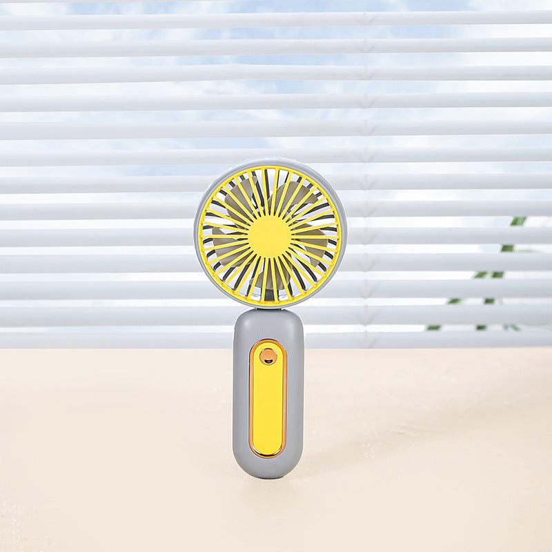 Rechargeable Portable Handheld Fan with LED Display and Ergonomic Handle – Personal Cooling for Travel, Office & Outdoor Days