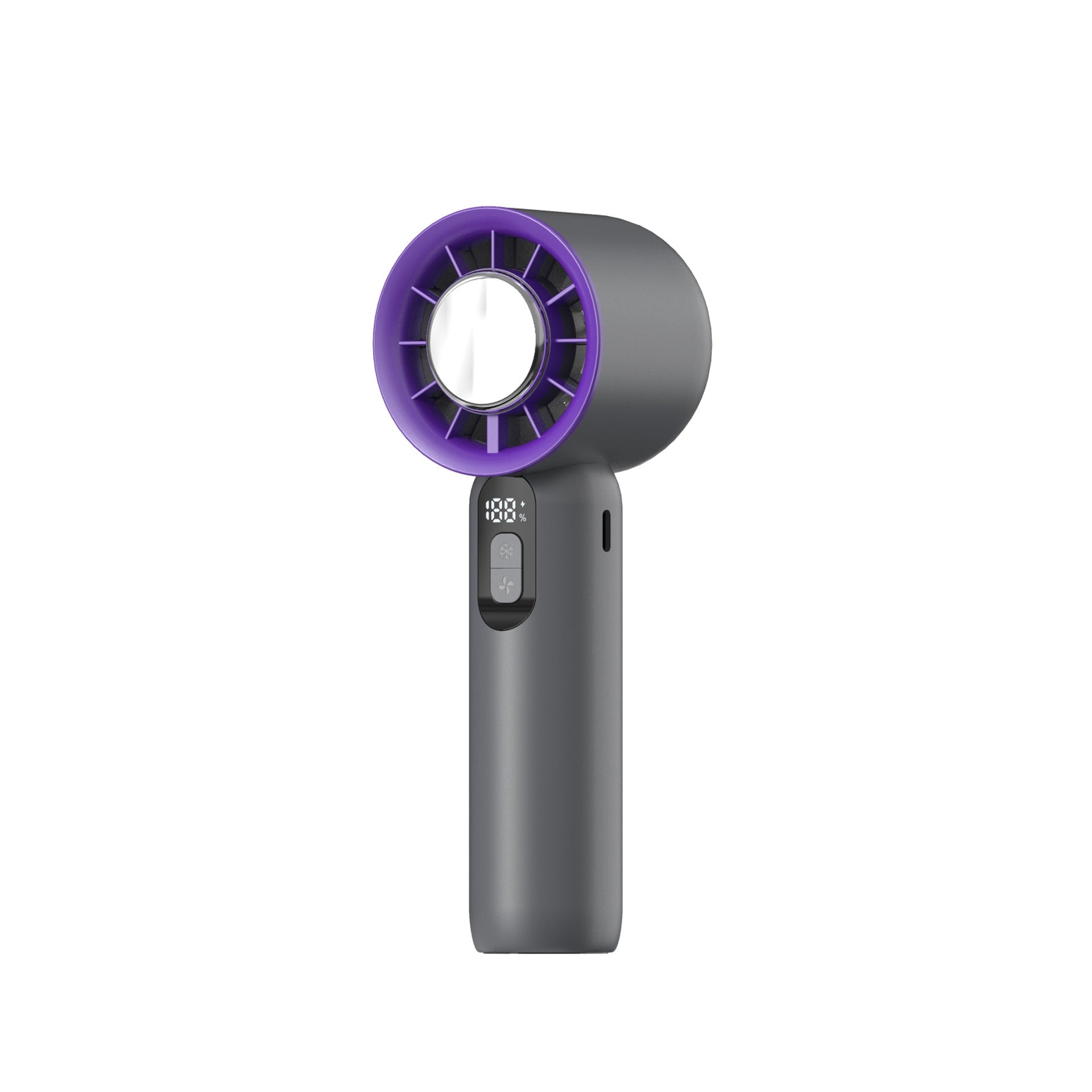 Compact Portable Fan with LED Display – Quiet Adjustable-Speed Personal Cooling for Desk, Travel, Office & Outdoor