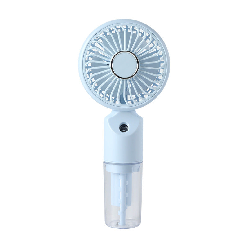 Handy Portable Handheld Fan with Integrated Spray Function – Quiet Cooling for Commute, Desk & Hot Summer Days