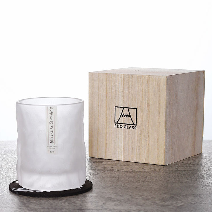 Japanese Edo Kiriko Whisky Glasses | Cut Glass Tumbler Set
