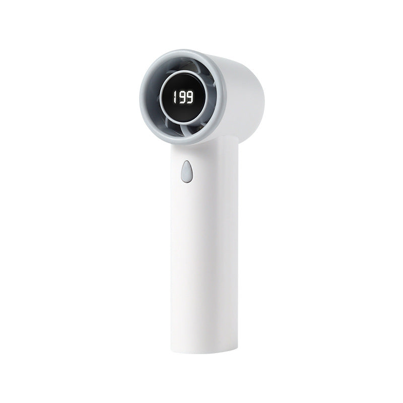 Compact Portable Handheld Fan with Digital Speed Display – Portable Cooling for Home, Office & Summer Outings
