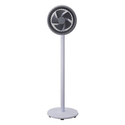 White adjustable oscillating pedestal fan