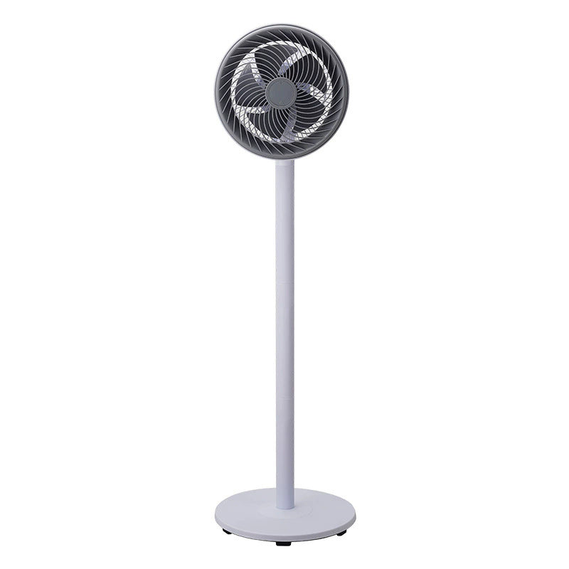 White adjustable oscillating pedestal fan