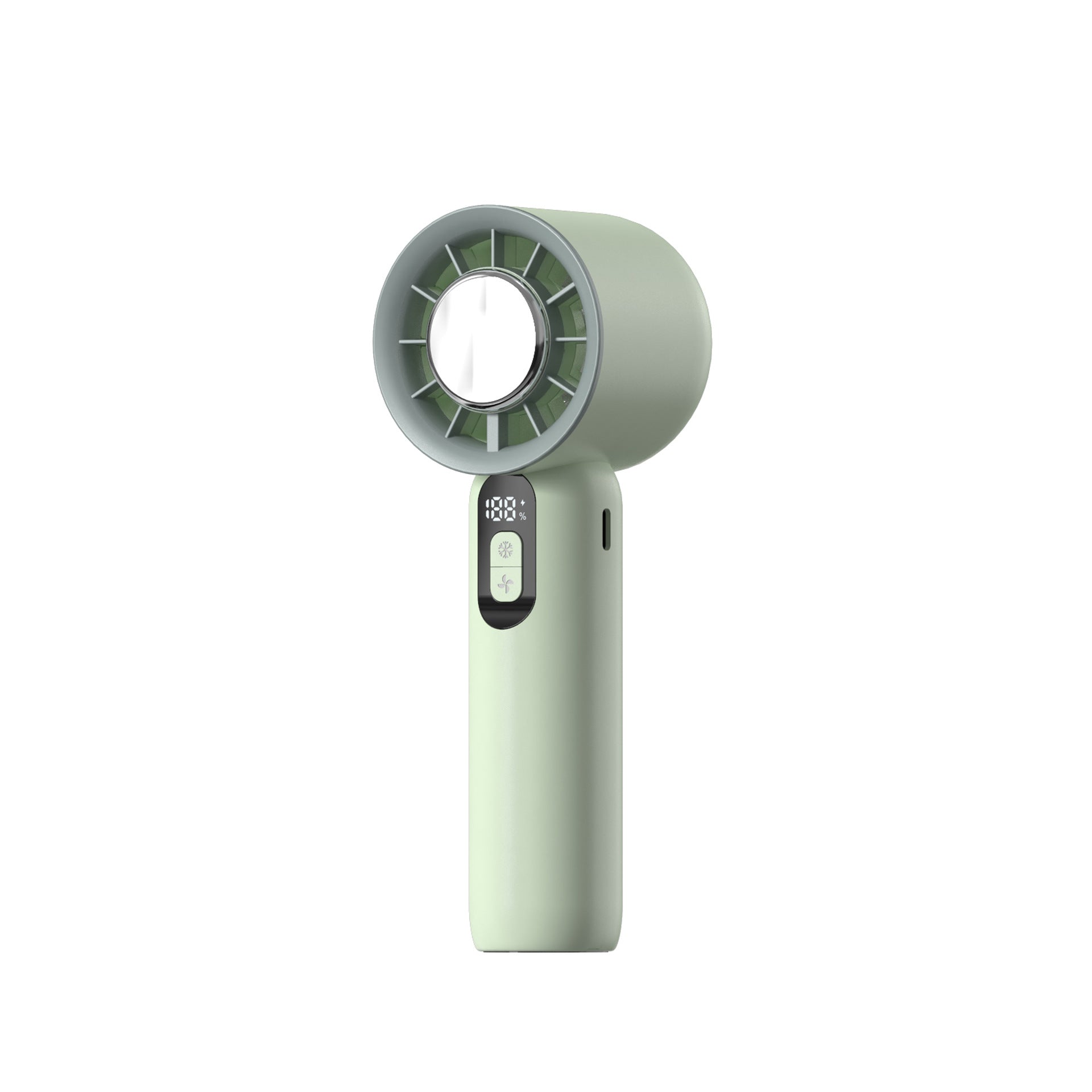 Compact Portable Fan with LED Display – Quiet Adjustable-Speed Personal Cooling for Desk, Travel, Office & Outdoor