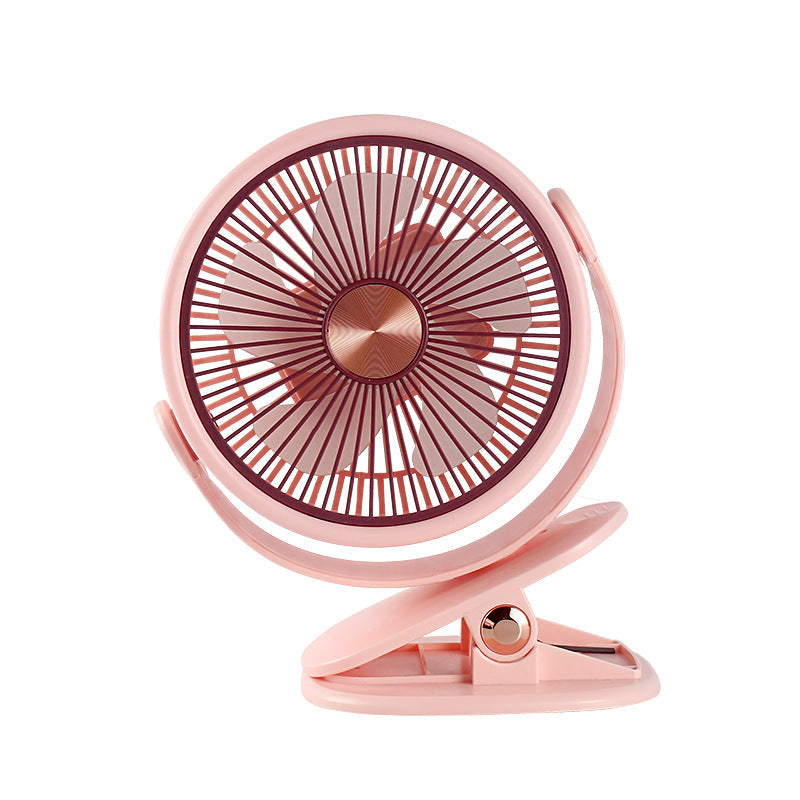 Rechargeable Table Fan with Flexible Mount – Quiet Adjustable-Speed Personal Cooling for Desk, Office, Bedroom & Home